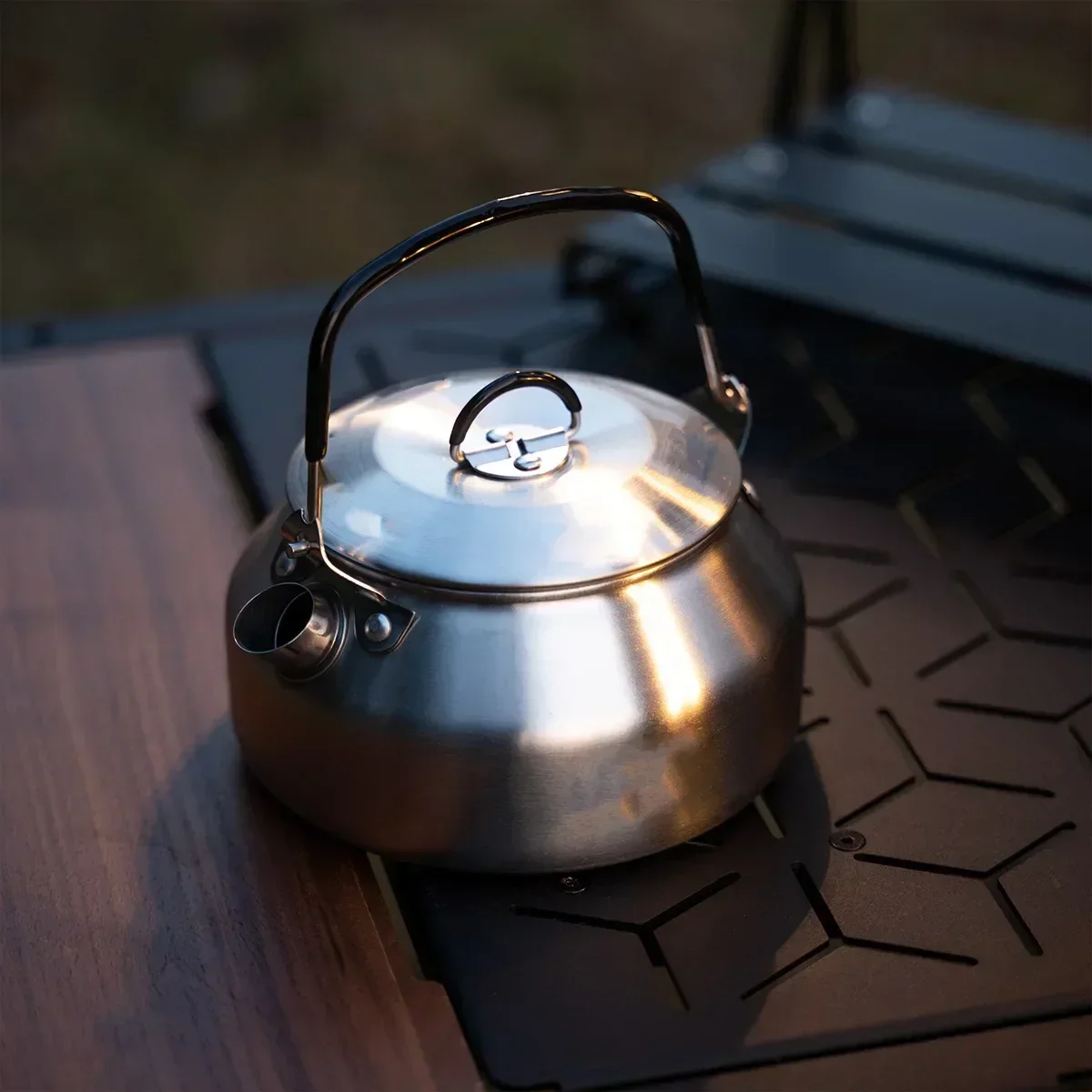 Camping Cooking Pot Stainless Steel - 스테인레스 스틸 주전자 0.8L 휴대용 초경량
