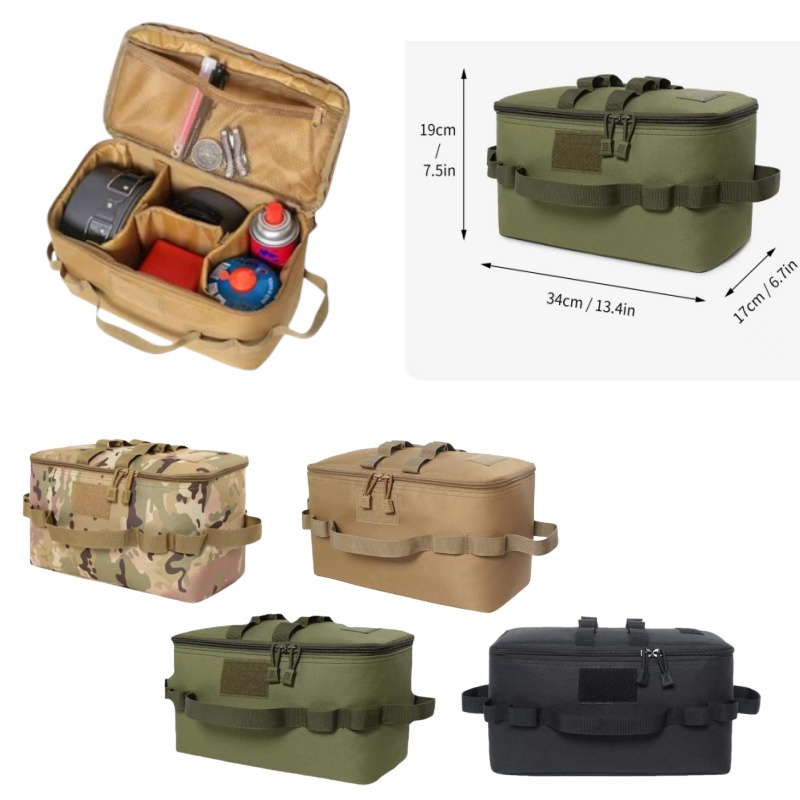 Camping Cooking Box - 야외 주머니 캠핑 보관 가방 조리기구