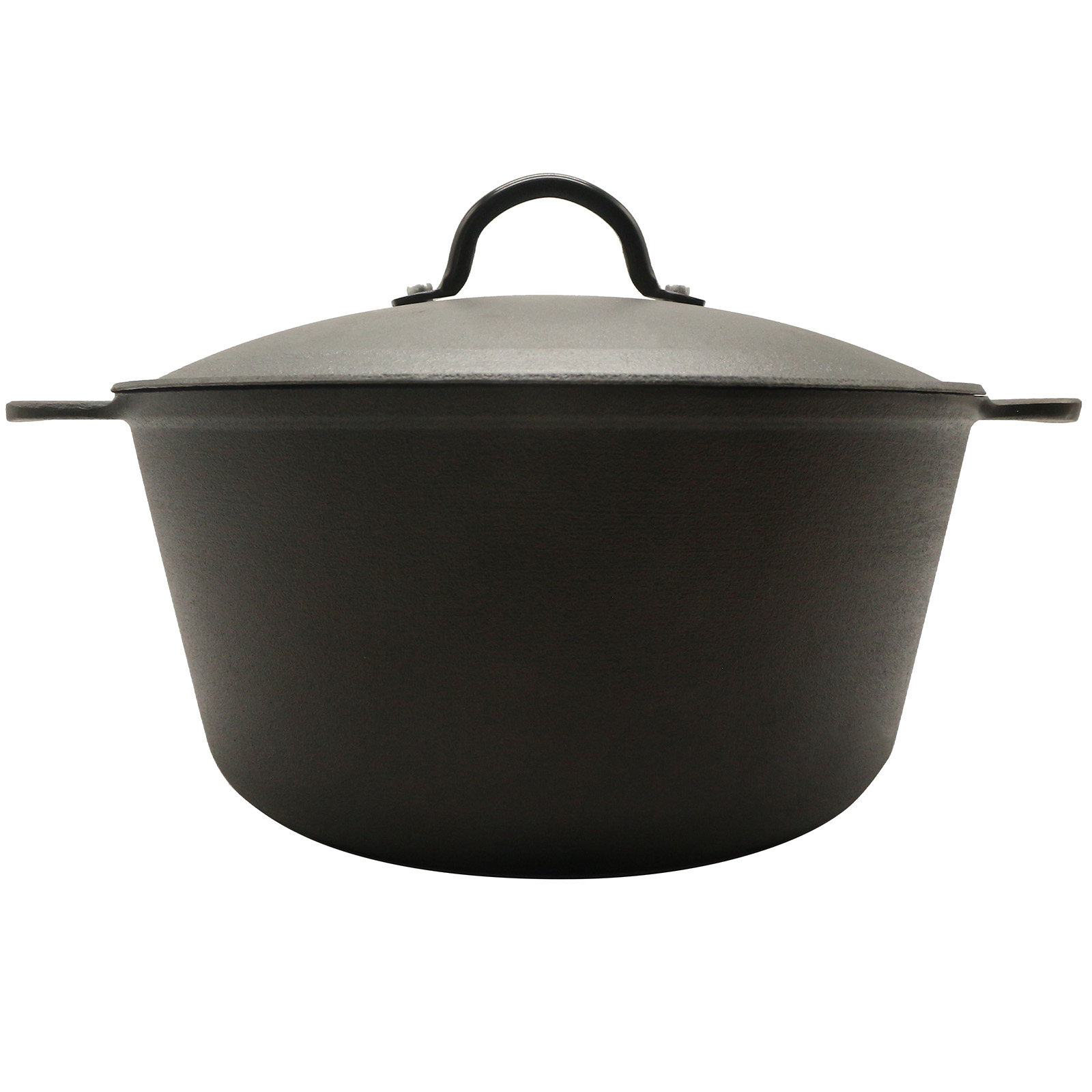 Camping Cooking Dutch Oven - 한스마트 5.2리터 경량 무쇠 더치 오븐(뚜껑