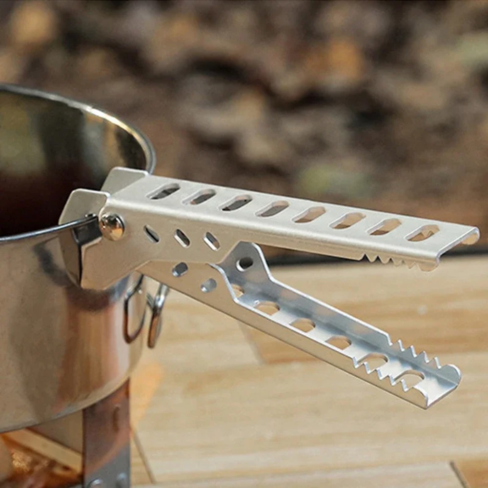Camping Cooking Pot Stainless Steel - 알루미늄 안티 핫 합금 클립 그릇