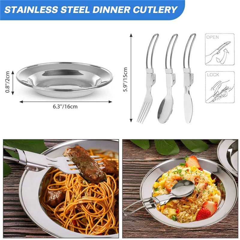 【구매자】캠핑 조리기구 휴대용 냄비 팬 컵 티포트 세트 - Camping Hiking Cooking 리뷰 및 가격