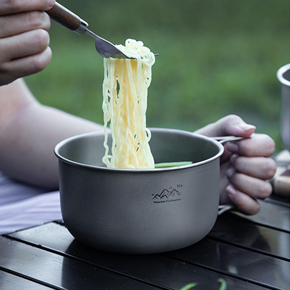 초경량 티타늄 캠핑 냄비 15/10.5cm 휴대용 조리 - Camping Cooking Pot Stainless Steel 리뷰 및 가격