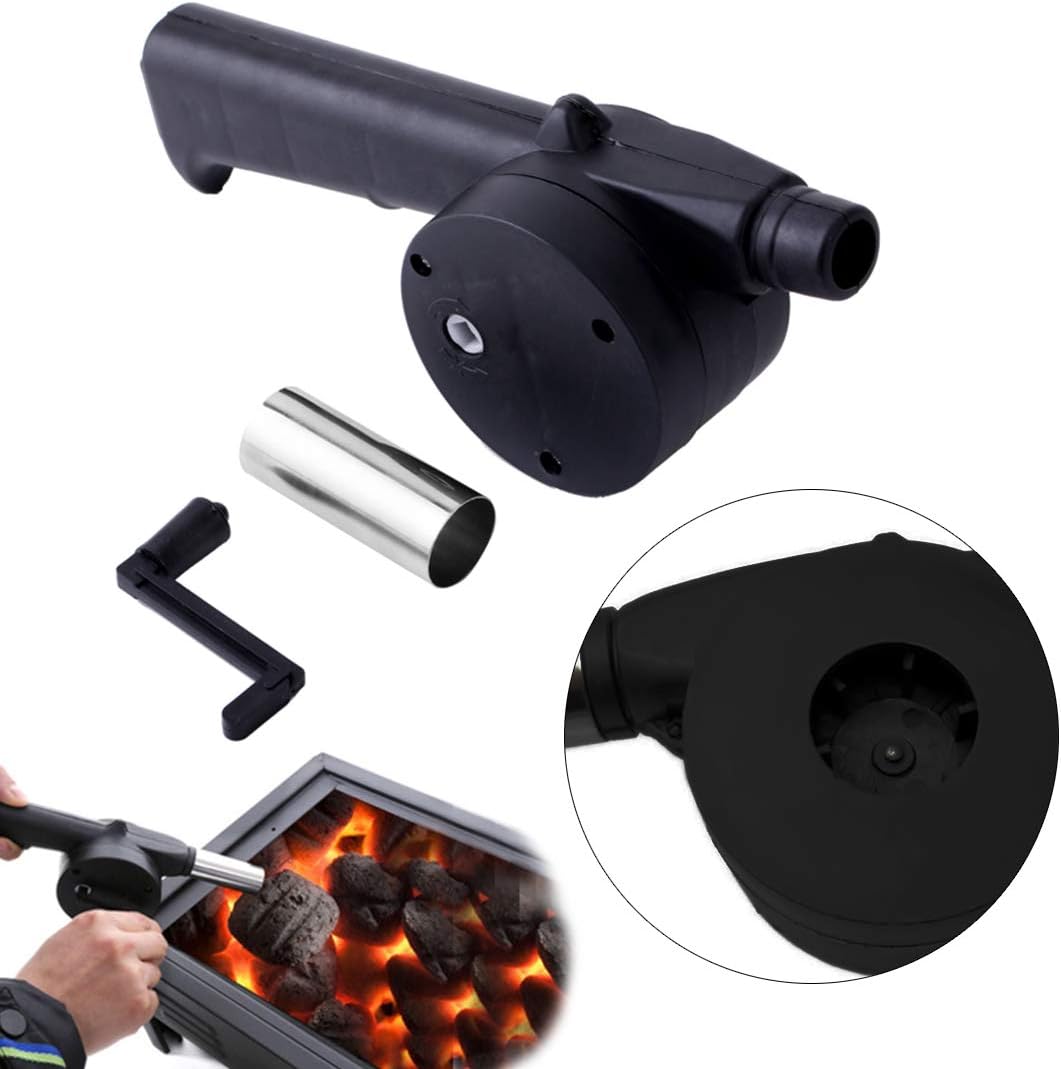 바베큐 팬 에어 블로워 빠른 불쏘시개 휴대용 수동 핸드 - Camping Hiking Cooking 리뷰 및 가격