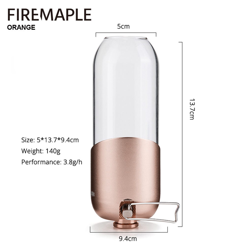 파이어 메이플 오렌지 가스 랜턴, 야외 이소부탄 연료  - Camping Cooking Light 리뷰 및 가격