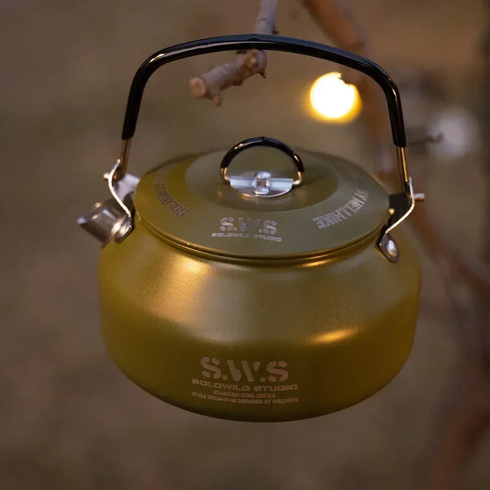 스테인레스 스틸 주전자 0.8L 휴대용 초경량 하이킹  - Camping Cooking Pot Stainless Steel 리뷰 및 가격