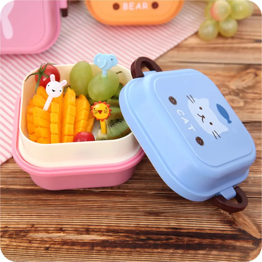 어린이 미니 귀여운 만화 음식 보관함 스쿨 휴대용 도시 - Camping Cooking Box 리뷰 및 가격