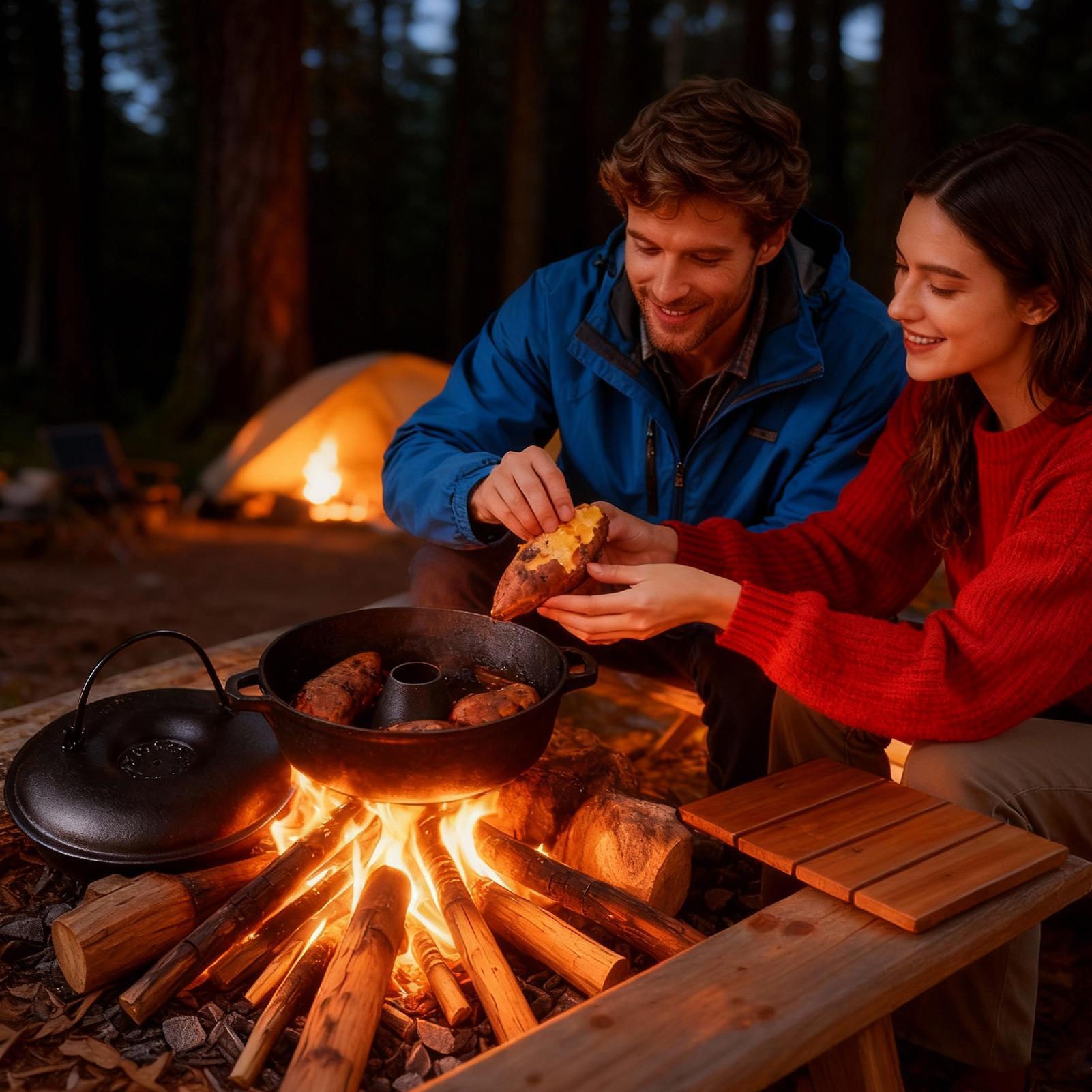 주철 냄비 요리용 고강도 고온 저항 조리기구 캠프 더치 - Camping Cooking Dutch Oven 리뷰 및 가격