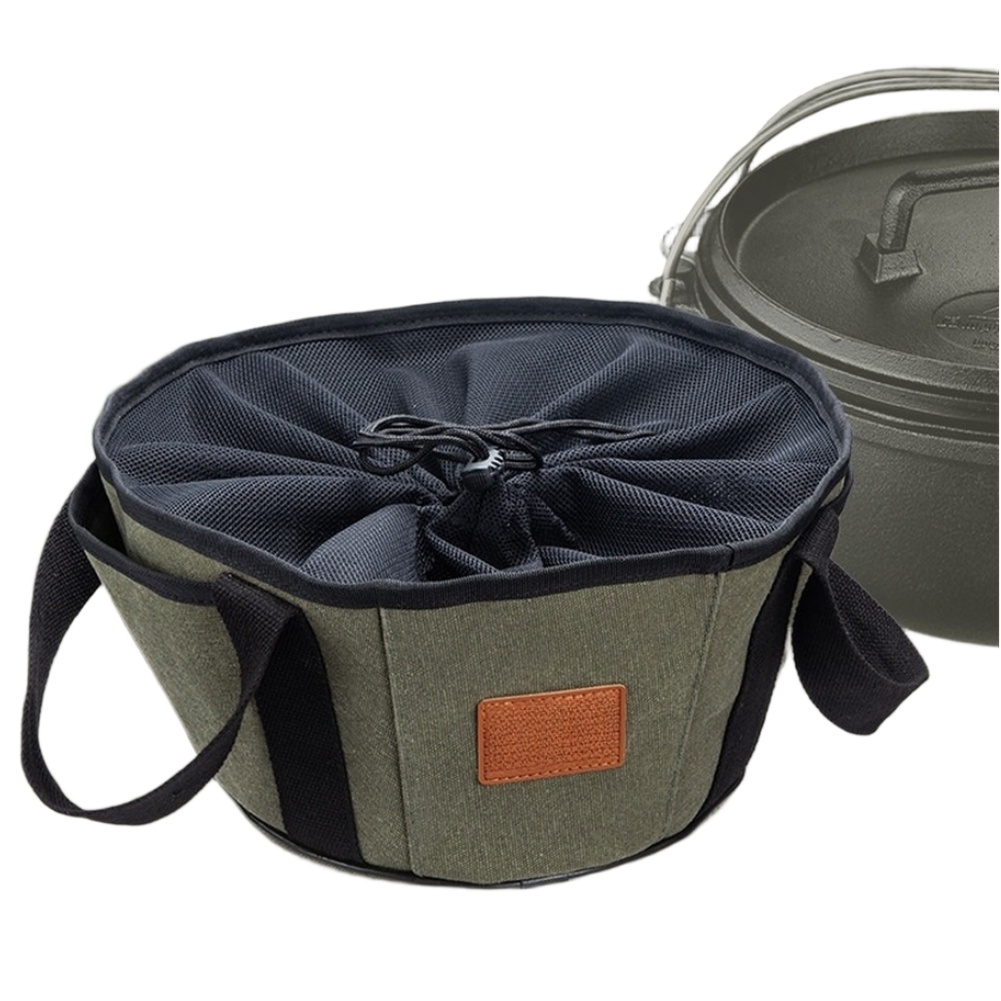 야외 캠핑용 더치 오븐 보관 가방 캔버스 휴대용 파우치 - Camping Cooking Dutch Oven 리뷰 및 가격