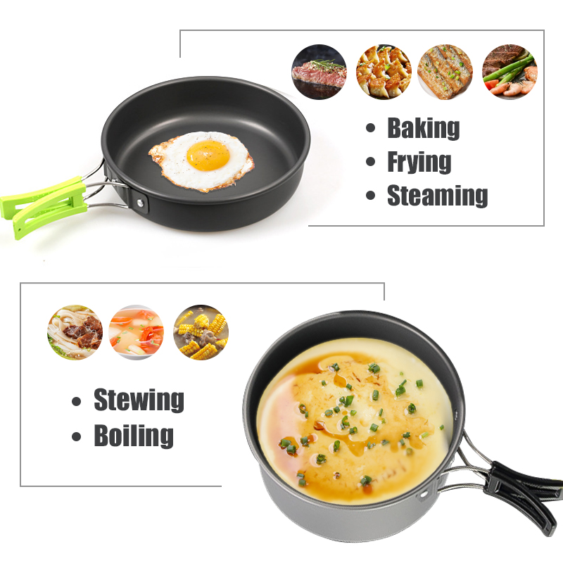 WESTTUNE 캠핑 조리기구 키트 알루미늄 야외 휴대 - Camping Hiking Cooking 리뷰 및 가격