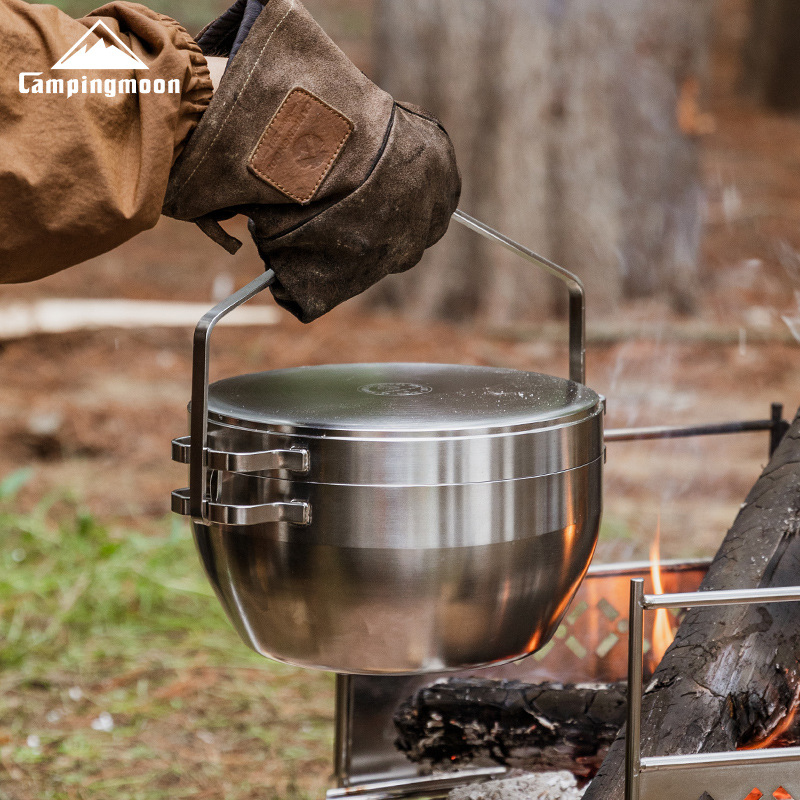 다목적 캠핑 냄비 - 304 고강도 스테인리스 더치 오 - Camping Cooking Dutch Oven 리뷰 및 가격