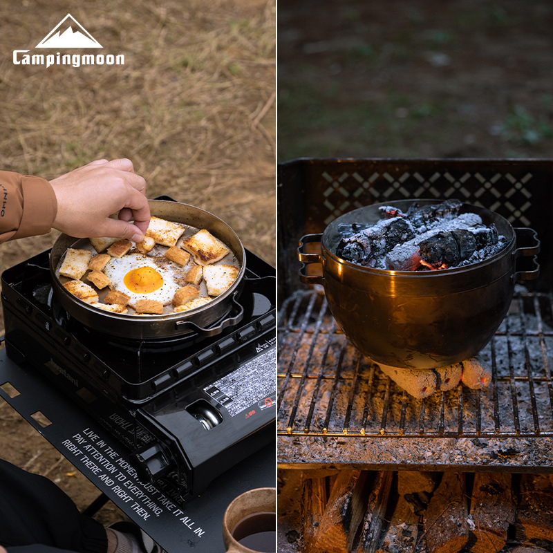 다목적 캠핑 냄비 - 304 고강도 스테인리스 더치 오 - Camping Cooking Dutch Oven 리뷰 및 가격