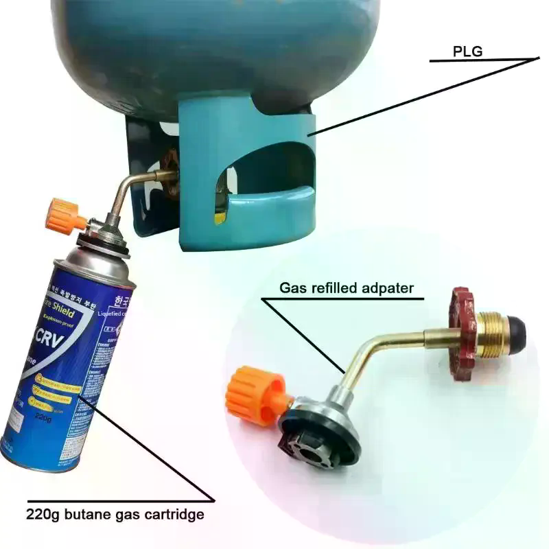 가스 부탄 실린더 탱크 리필 커넥터 어댑터 야외 가스  - Camping Cooking Light 리뷰 및 가격