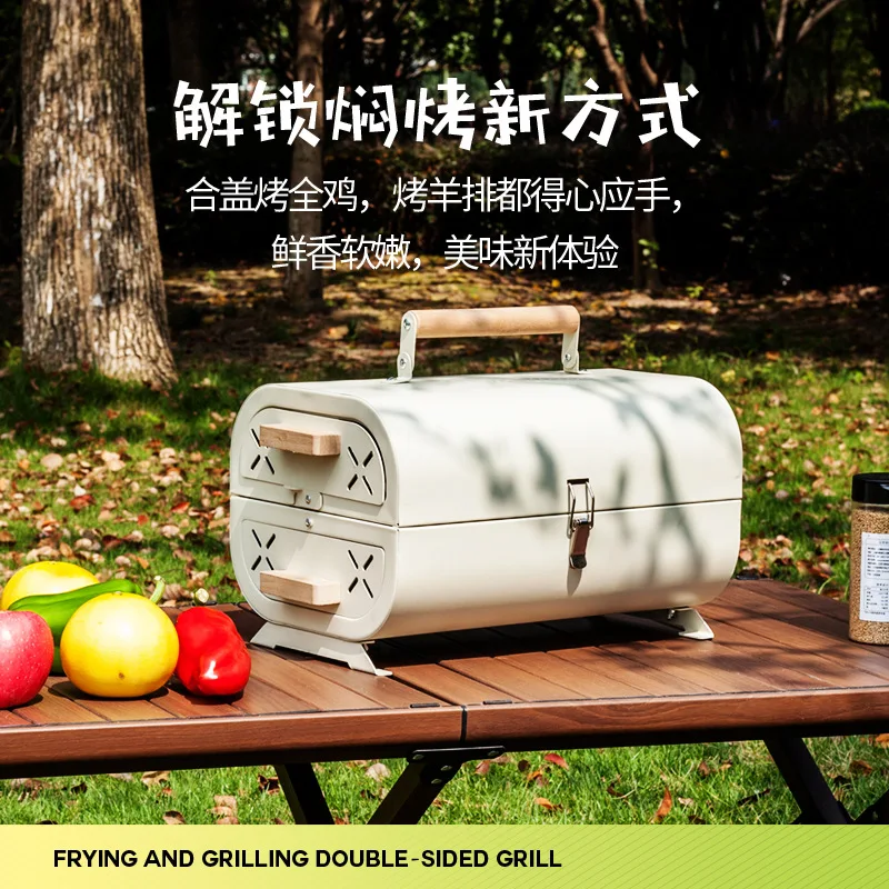 바베큐 오븐 가정용 그릴 휴대용 야외 캠핑용 무연 그릴 - Camping Hiking Cooking 리뷰 및 가격