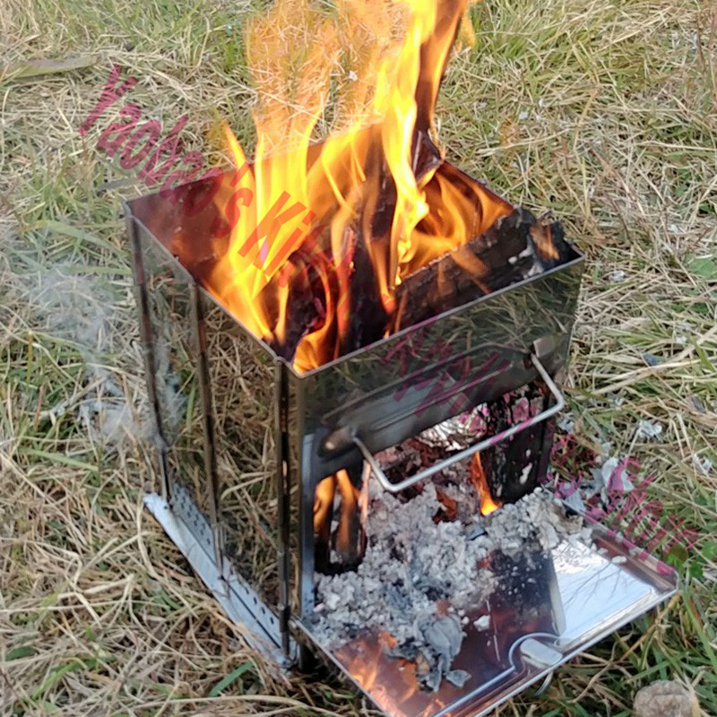 목재 난로 야외 캠핑 장비 분해 가능 휴대용 피크닉 스 - Camping Cooking Equipment 리뷰 및 가격