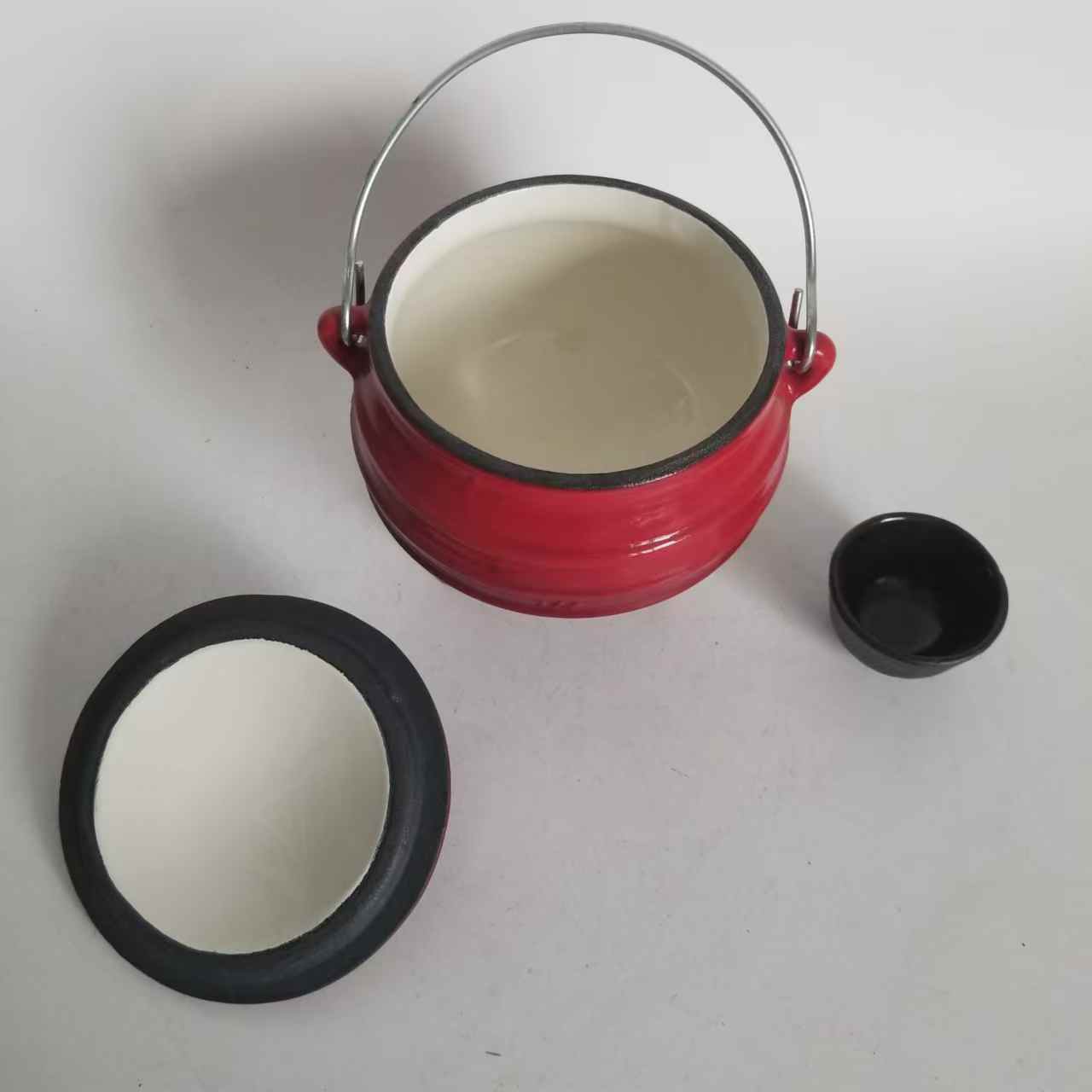 야외용 더치 오븐 주철 에나멜 냄비 3개의 다리 포함  - Camping Cooking Dutch Oven 리뷰 및 가격