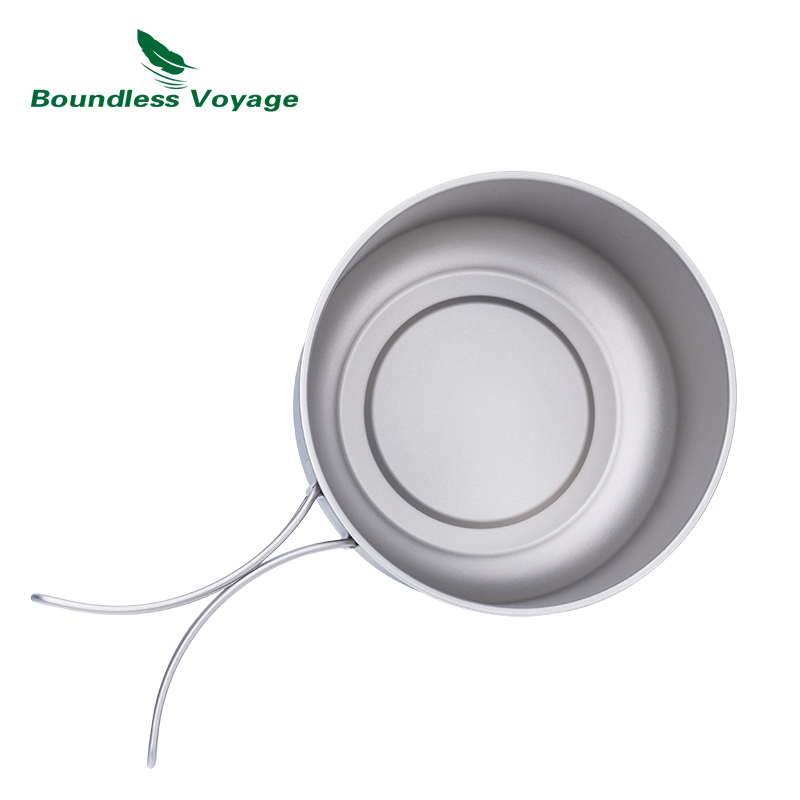 Boundless Voyage 티타늄 캠핑 냄비, 뚜껑 - Camping Hiking Cooking 리뷰 및 가격