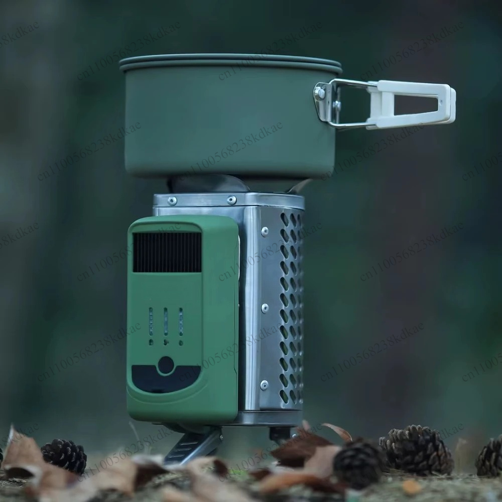 무연 휴대용 나무 캠핑 스토브 USB 발전 야외 난방  - Camping Hiking Cooking 리뷰 및 가격