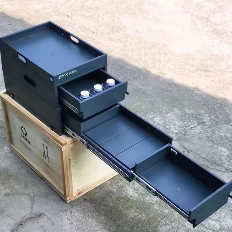 캠핑 주방 수납 박스 오버랜드 슬라이드 아웃 키친 박스 - Camping Cooking Box 리뷰 및 가격