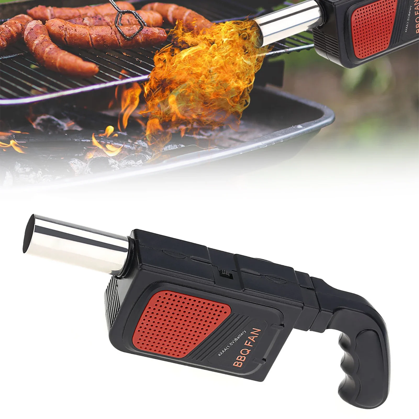 휴대용 핸드헬드 전기 바베큐 팬 공기 송풍기 야외 캠핑 - Camping Hiking Cooking 리뷰 및 가격